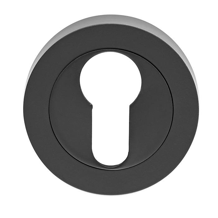Matt Black Euro Escutcheon