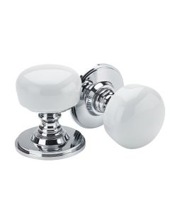 Porcellana White Knobs - Brilliante Chrome (EOL)