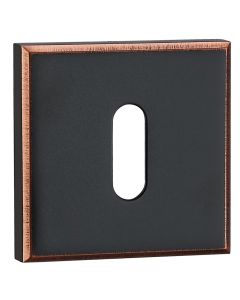 Rubbed Copper Escutcheon