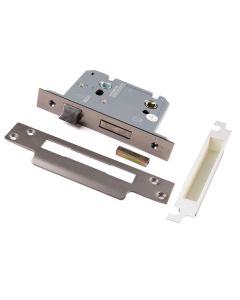 3" (76mm) Heavy Duty Bathroom Lock - Grey