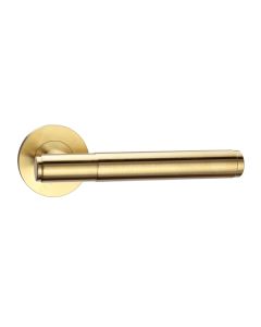 Malonno Lever On Rose - Satin Brass (EOL)