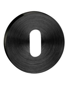 Knurled Satin Black Escutcheon (EOL)