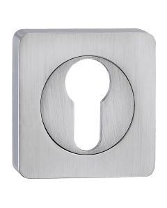 Satin Chrome Euro Escutcheon (SR)