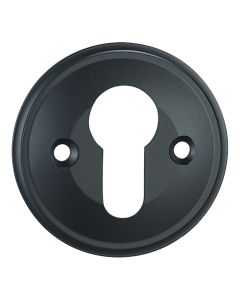 Decor Euro Escutcheon - Black (EOL)