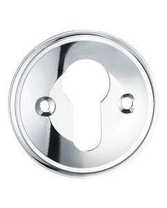 Decor Euro Escutcheon - Polished Chrome (EOL)