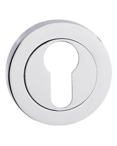 Polished Chrome Euro Escutcheon (RR)