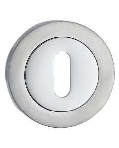 Polished & Satin Chrome Escutcheon (RR)