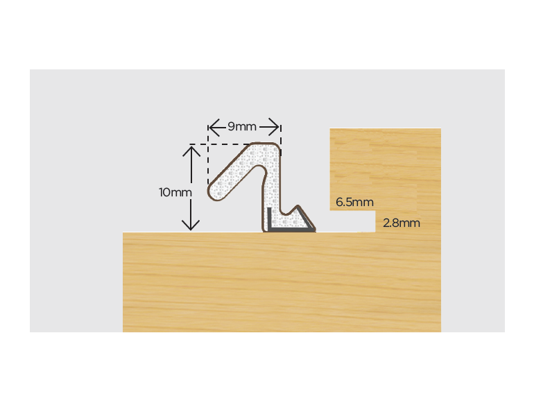 Dulgete Rubber Weather Stripping Door Seal, Door Seal Strip For Door - View #10