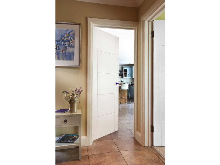 Iseo C4500 White Fire Door (Made to Measure) | Todd Doors