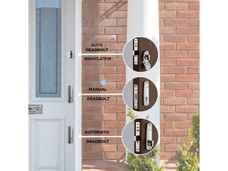 High Security Double Door Lock – French Door Deadlock – UK Sourced