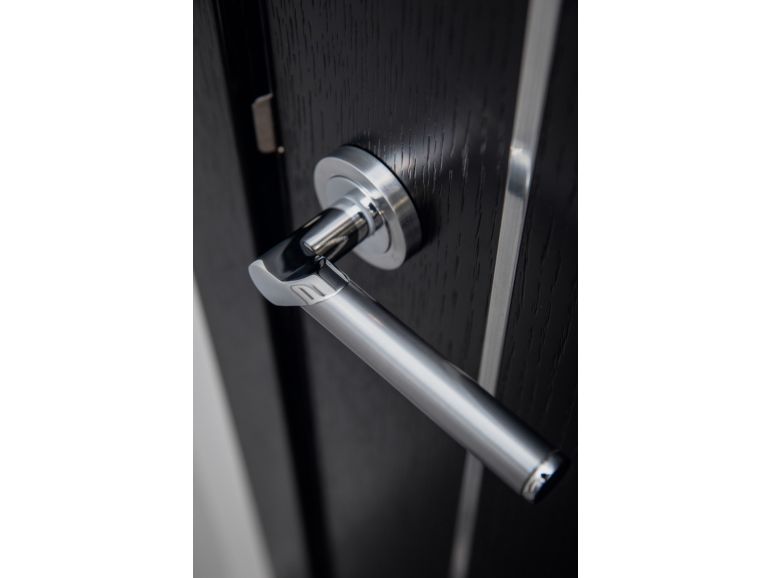 Béquille Entrée Sans Clé Linnea S31-SBL – Noir Satiné, Finition Moderne, Neuve
