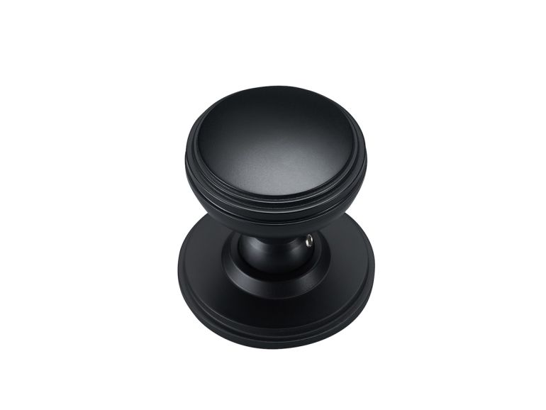 Zuppo Mortice Knobs - Midnight Black | Door Furniture | Todd Doors