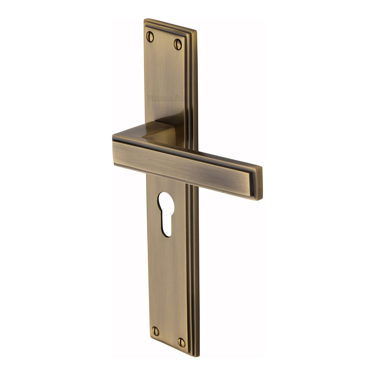 Heritage Brass Atlantis Long Euro Profile Antique Brass finish | M