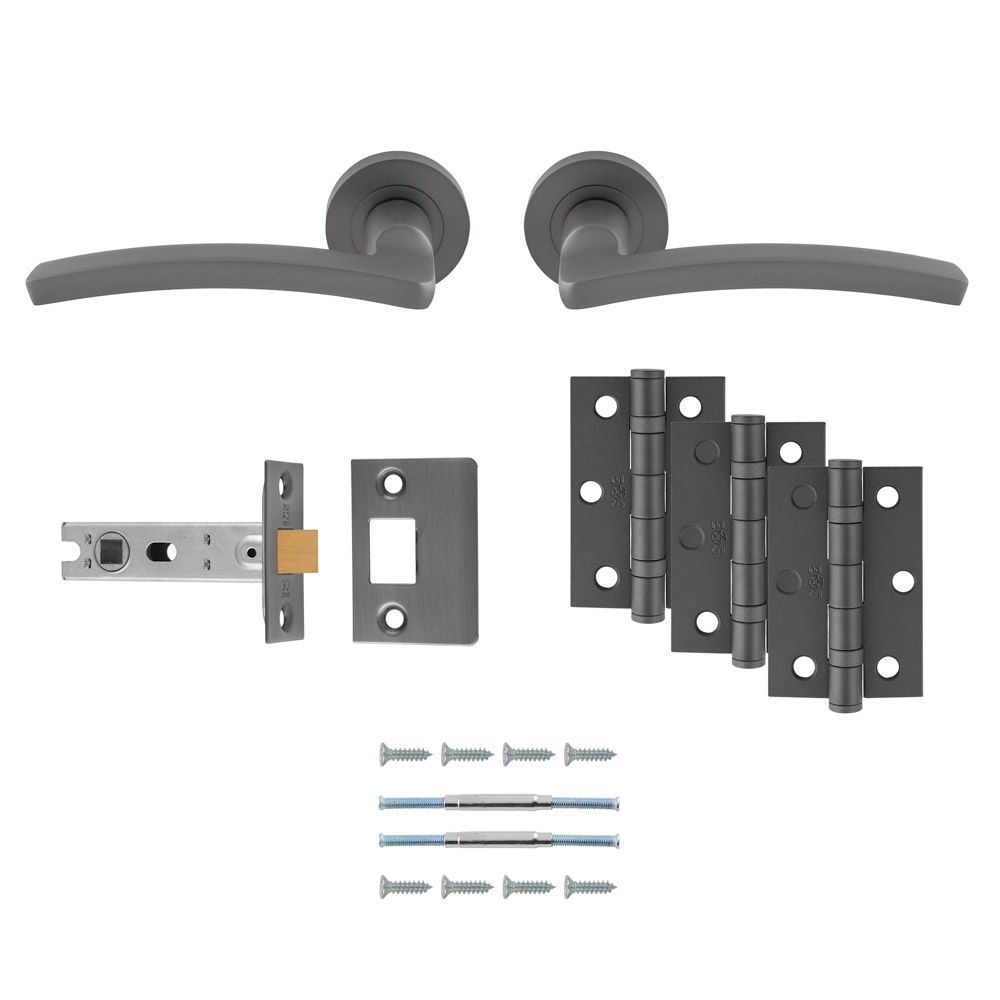 ta Tavira Handle Latch Pack - Anthracite - Ultimate Door Pack | Door