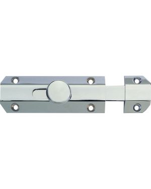 4" Premium Surface Bolt - Polished Chrome