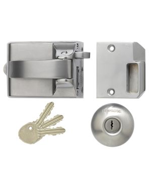 Ingersoll SC71 Double Locking Nightlatch - Satin Chrome
