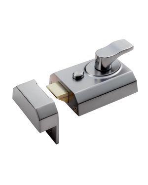Budget Night Latch - Satin Chrome