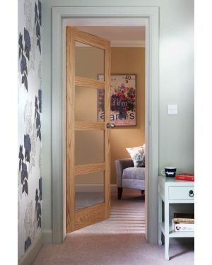 Contemporary 4-Light Oak (Made to Measure)