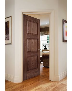 Almeria Walnut Fire Door (FD30 - Bespoke)