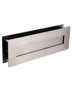 Contemporary Sleeved Letter Plate - Stainless Steel