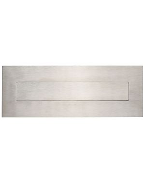 Contemporary Sleeved Letter Plate - Stainless Steel