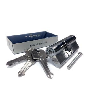 70mm Euro Cylinder Keyed Alike (35-35) - Key & Key - Polished