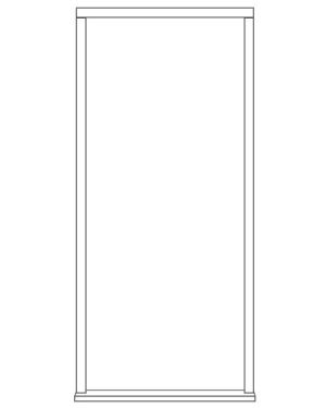 Hardwood External Single Door Frame