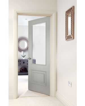 Shelbourne White 1-Light Fire Door (FD30 - Bespoke)