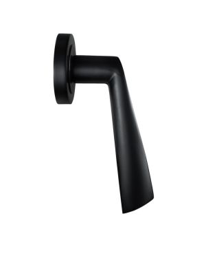 Apus Lever On Round Rose - Black