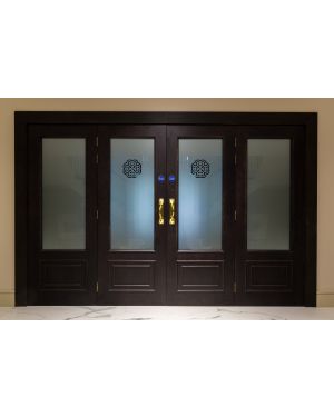 Shelbourne Black 1-Light Fire Door (FD30 - Bespoke)