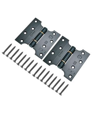 2" Throw Parliament Hinges (FD30) - Black