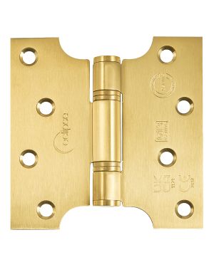 2" Throw Parliament Hinges (FD30) - Satin Brass