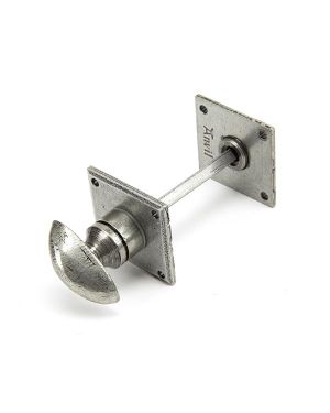 Pewter Diamond Bathroom Thumbturn