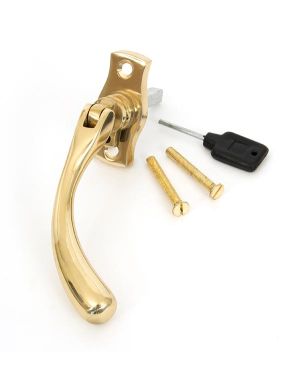 Polished Brass Peardrop Espag - RH