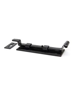 Black 6" Cranked Door Bolt