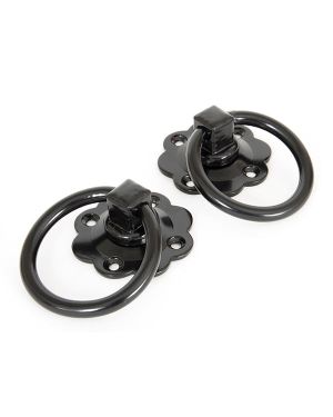 Black Ring Turn Handle Set