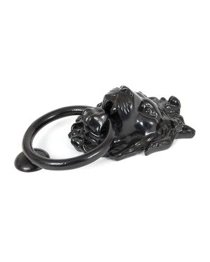 Black Lion Head Door Knocker