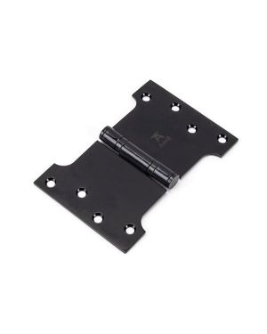 Black 4" x 4" x 6" Parliament Hinge (pair) ss