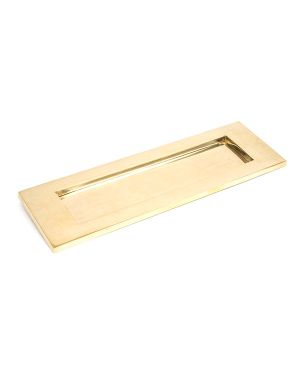 Polished Brass Large Letter Plate