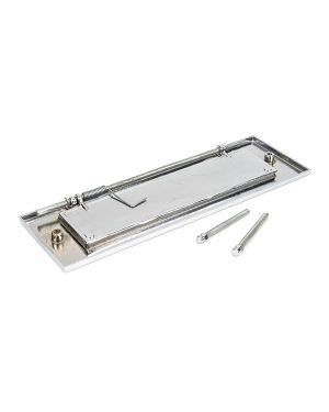 Polished Chrome Large Letter Plate