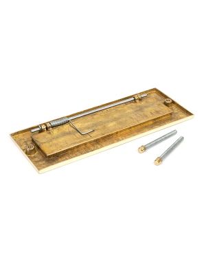 Polished Brass Small Letter Plate