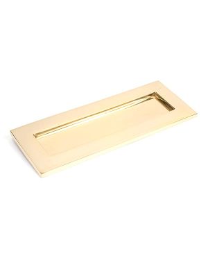 Polished Brass Small Letter Plate