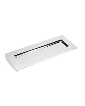 Polished Chrome Small Letter Plate