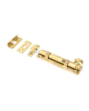 Polished Brass 4" Universal Bolt