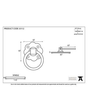 Beeswax Ring Turn Handle Set