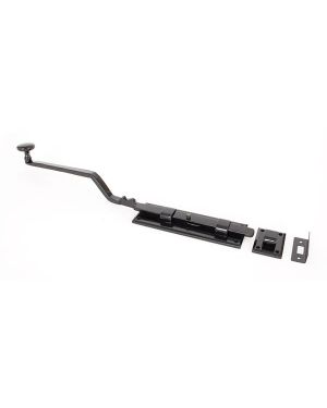 Black 6" French Door Bolt