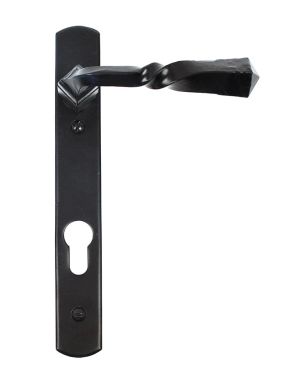 Black Narrow Lever Espag. Lock Set