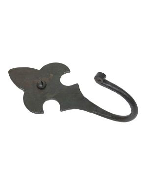 Beeswax Fleur-De-Lys Coat Hook