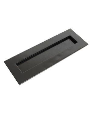 Black Large Letter Plate