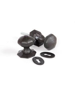 Beeswax Octagonal Mortice/Rim Knob Set
